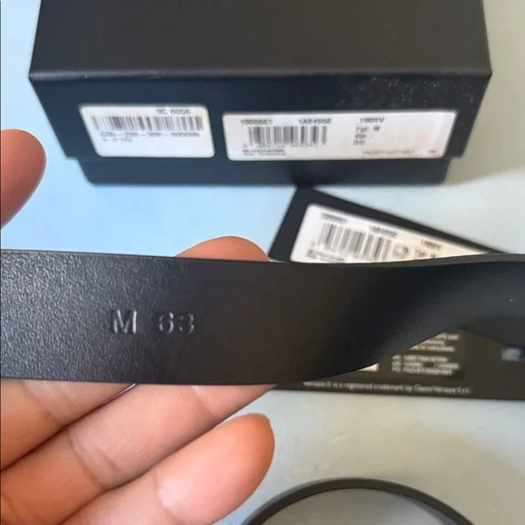 Versace Kids Belt with Gold Medusa Buckle - Picture 6 of 9